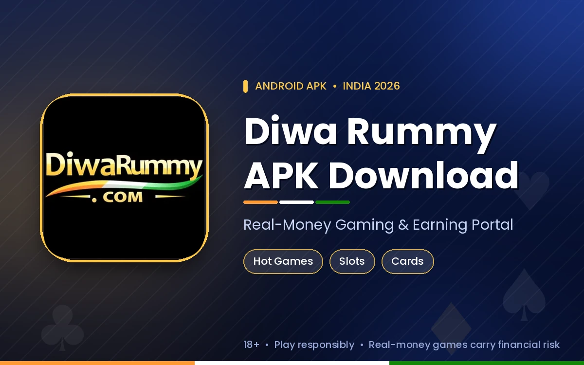 Diwa Rummy APK download real-money gaming portal India 2026