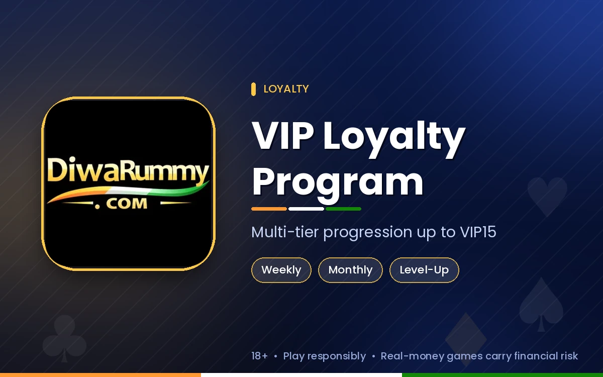 Diwa Rummy VIP loyalty program and premium benefits